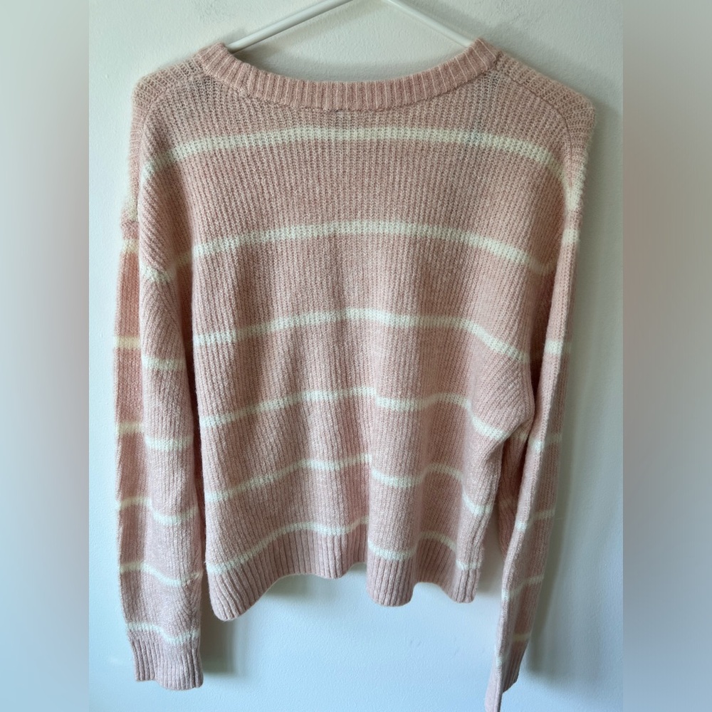 NWT Pink White Striped Sweater from H &M
